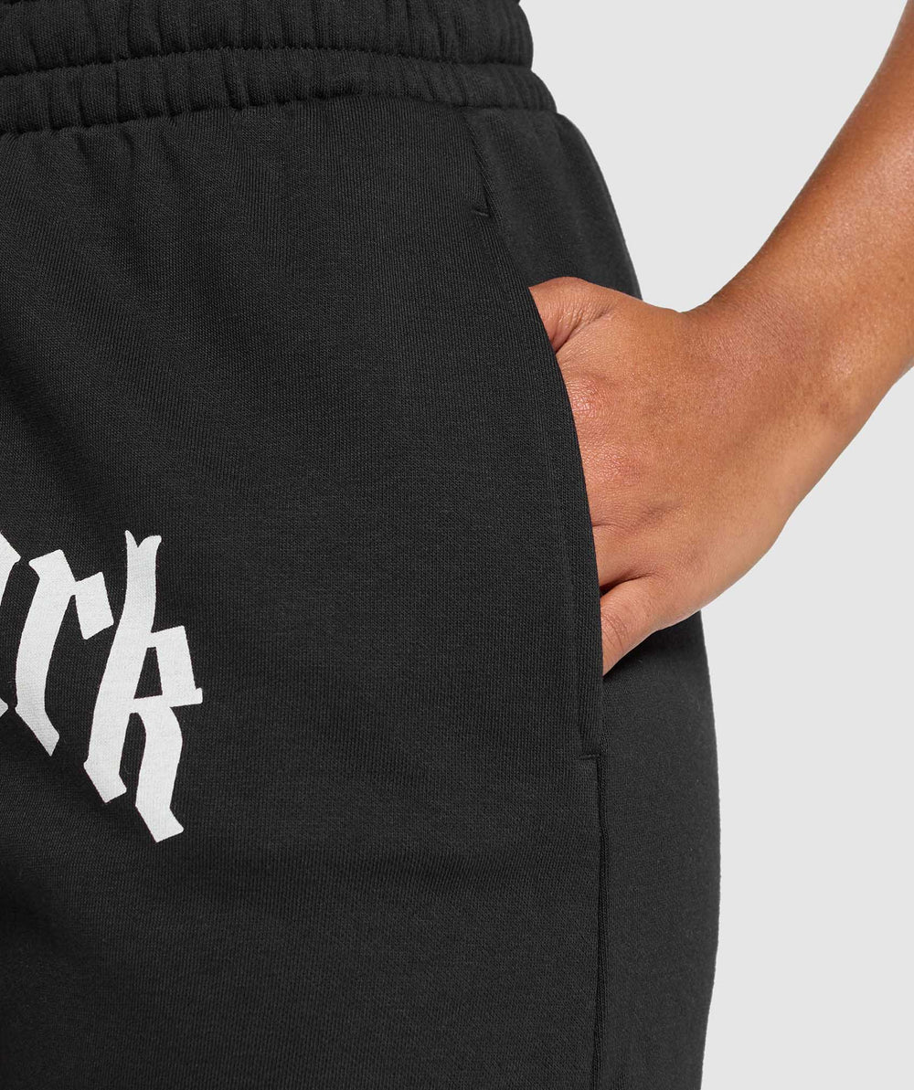 Strength Department Graphic Shorts - Black