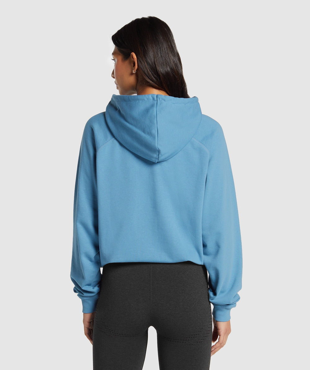 Block Oversized Hoodie - Classic Blue