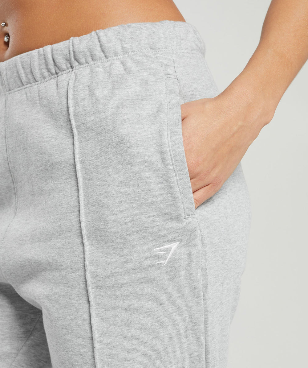 Lifting Straight Leg Joggers - Light Grey Core Marl