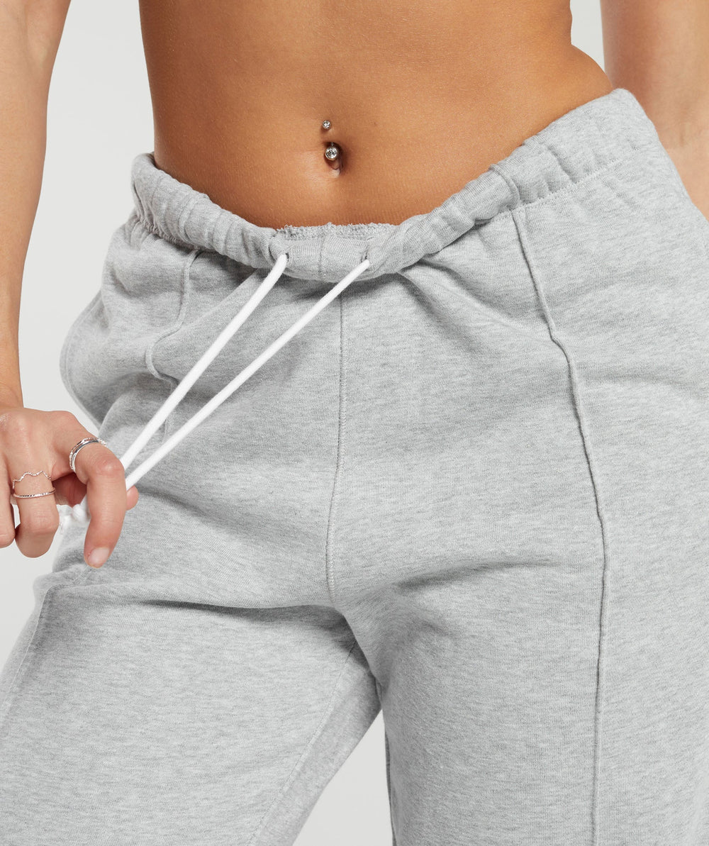 Lifting Straight Leg Joggers - Light Grey Core Marl