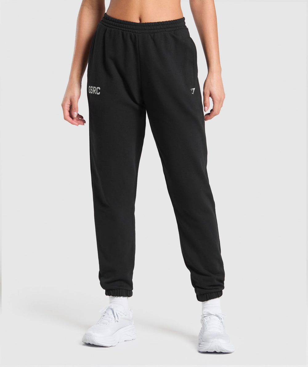 Running Graphic Joggers - Black