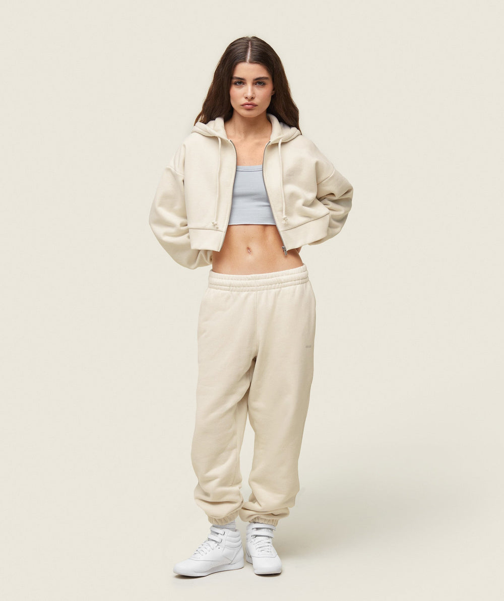 everywear Relaxed Joggers - Oat White