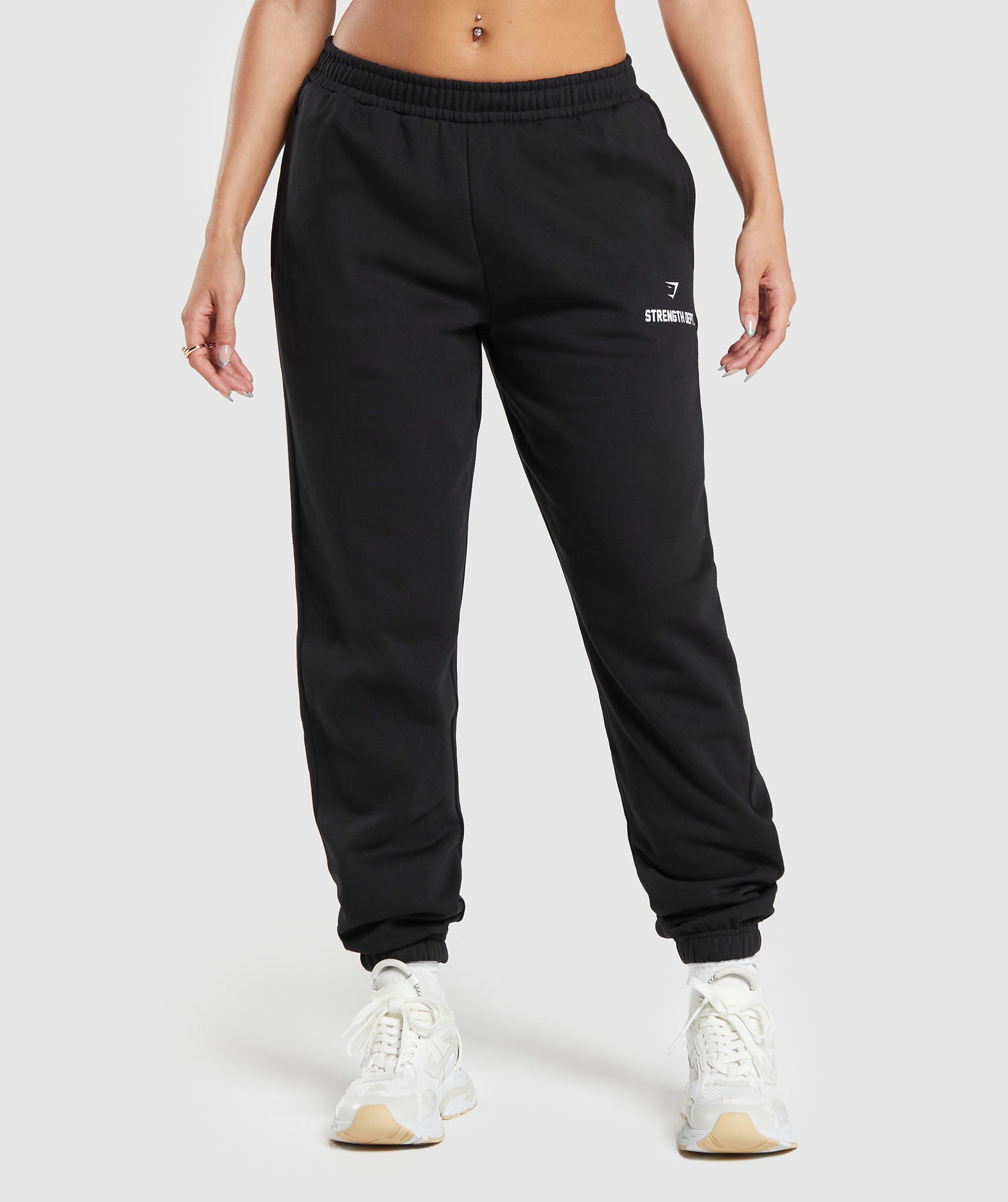 Strength Department Graphic Joggers - Black