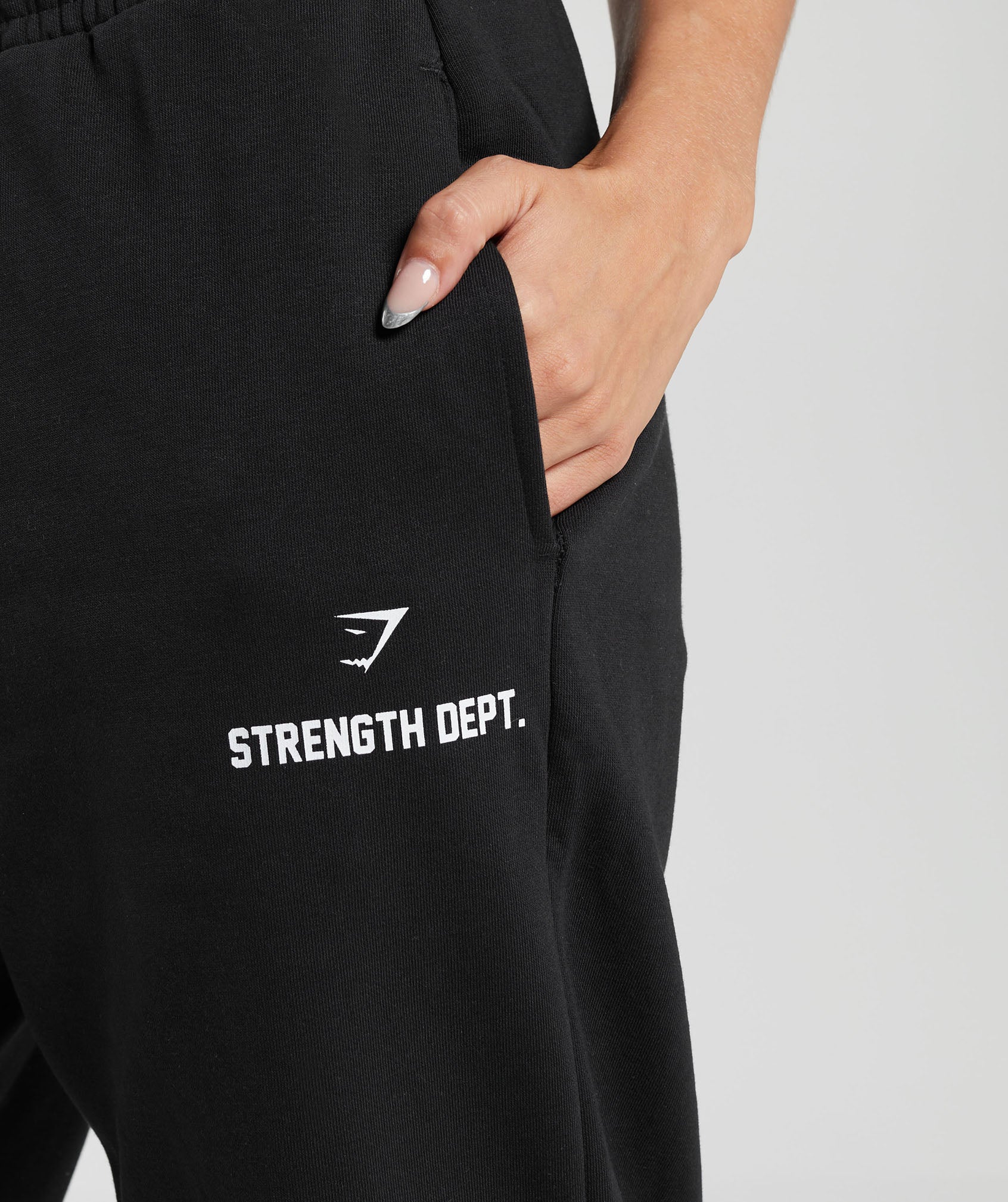 Strength Department Graphic Joggers - Black