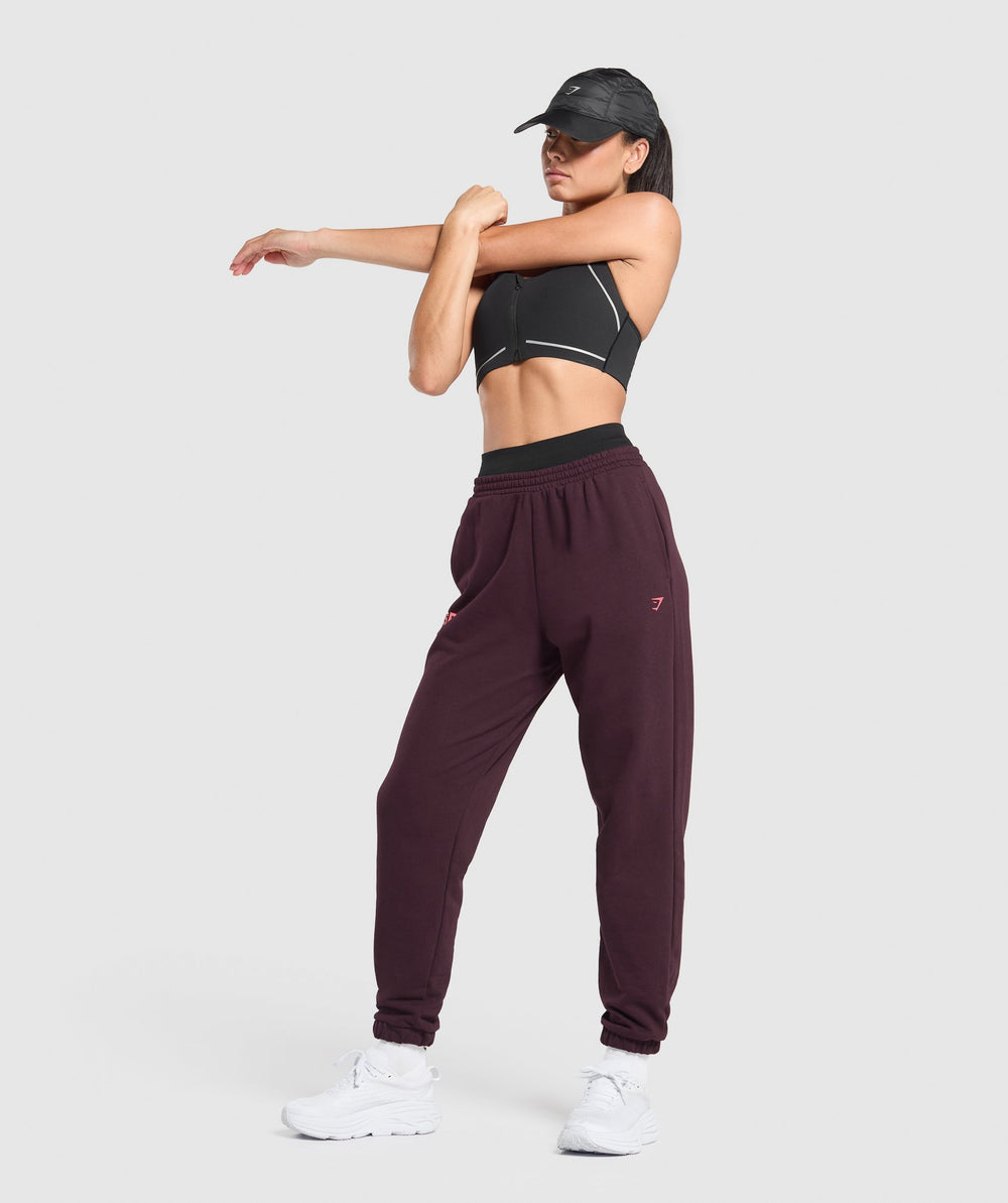 Running Graphic Joggers - Depth Purple