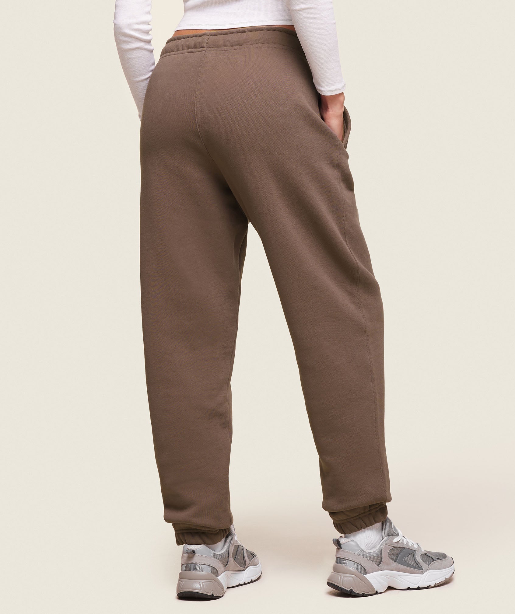 Phys Ed Logo Sweatpants - Penny Brown