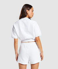 Loopback Sweat Pullover - White
