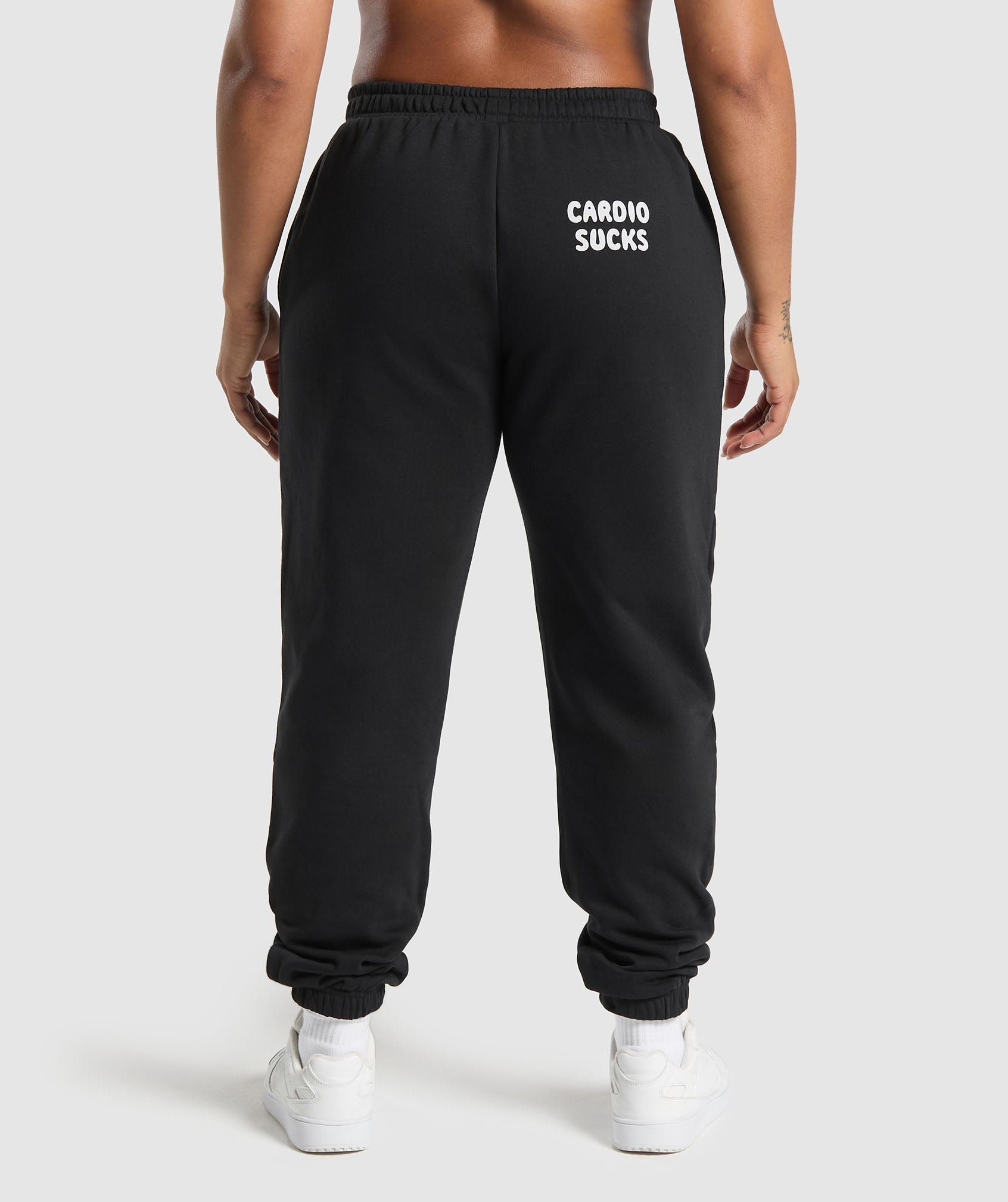 Graphic Reaper Oversized Joggers - Black