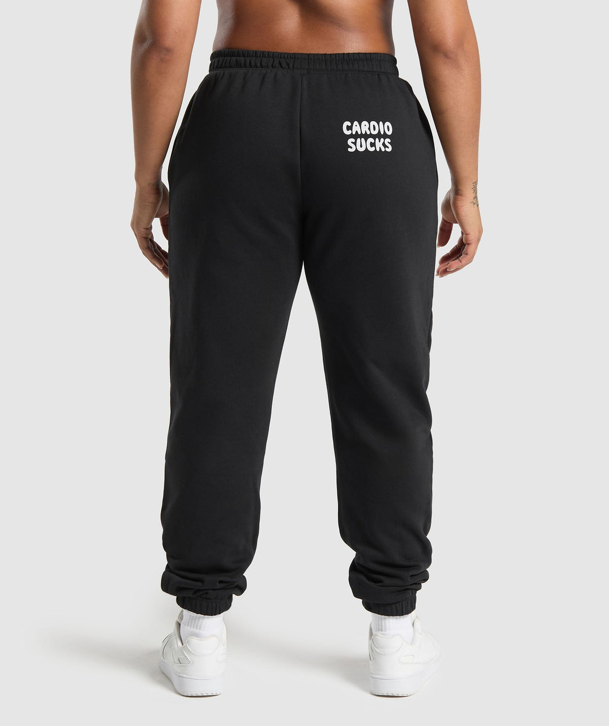 Graphic Reaper Oversized Joggers - Black
