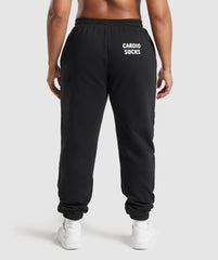 Graphic Reaper Oversized Joggers - Black