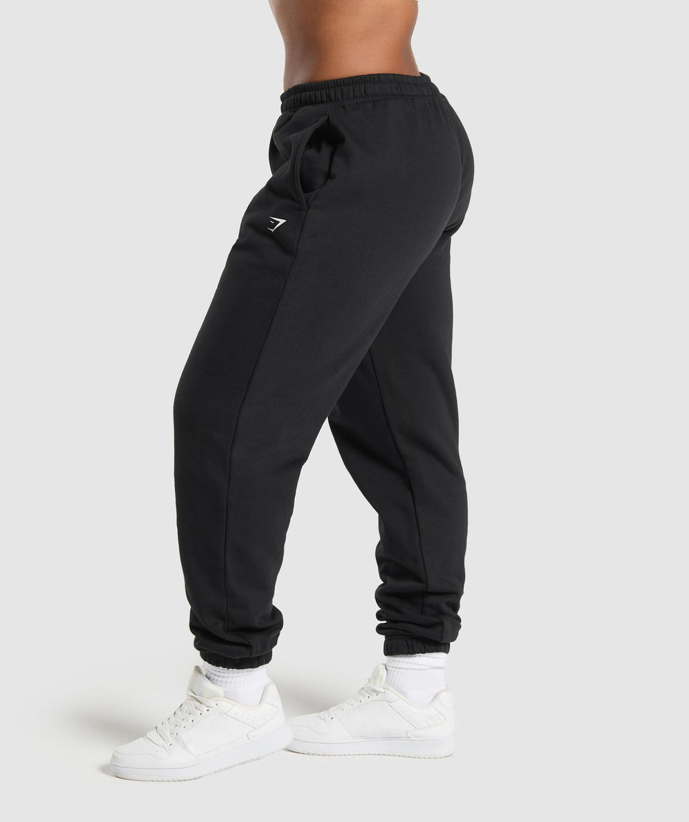 Graphic Reaper Oversized Joggers - Black