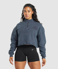 Premium Legacy Sweatshirt - Heavy Blue