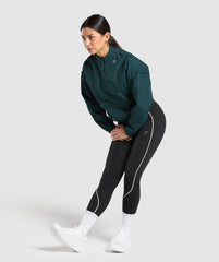 Running 1/4 Zip Track Top - Strong Teal