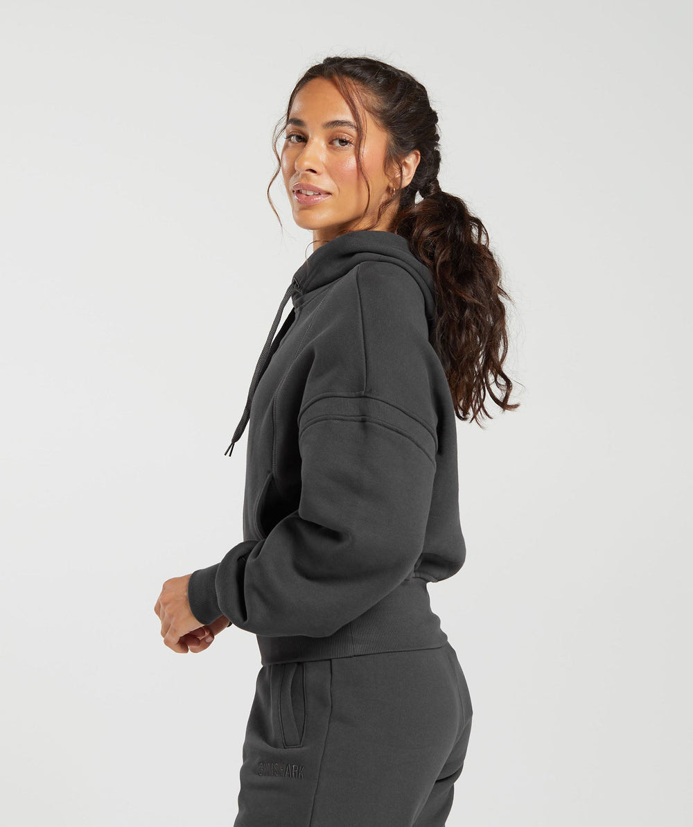 Heavyweight Loopback Sweat Hoodie - Asphalt Grey