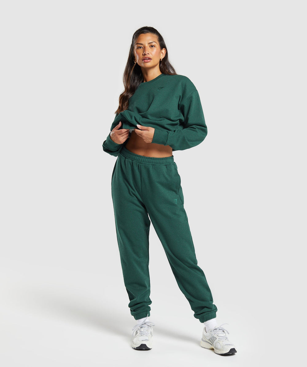Rest Day Sweats Oversized Crew - Bros Bold Teal Marl