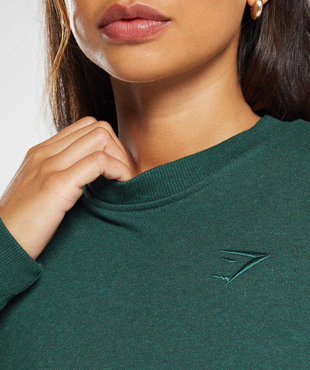 Rest Day Sweats Oversized Crew - Bros Bold Teal Marl
