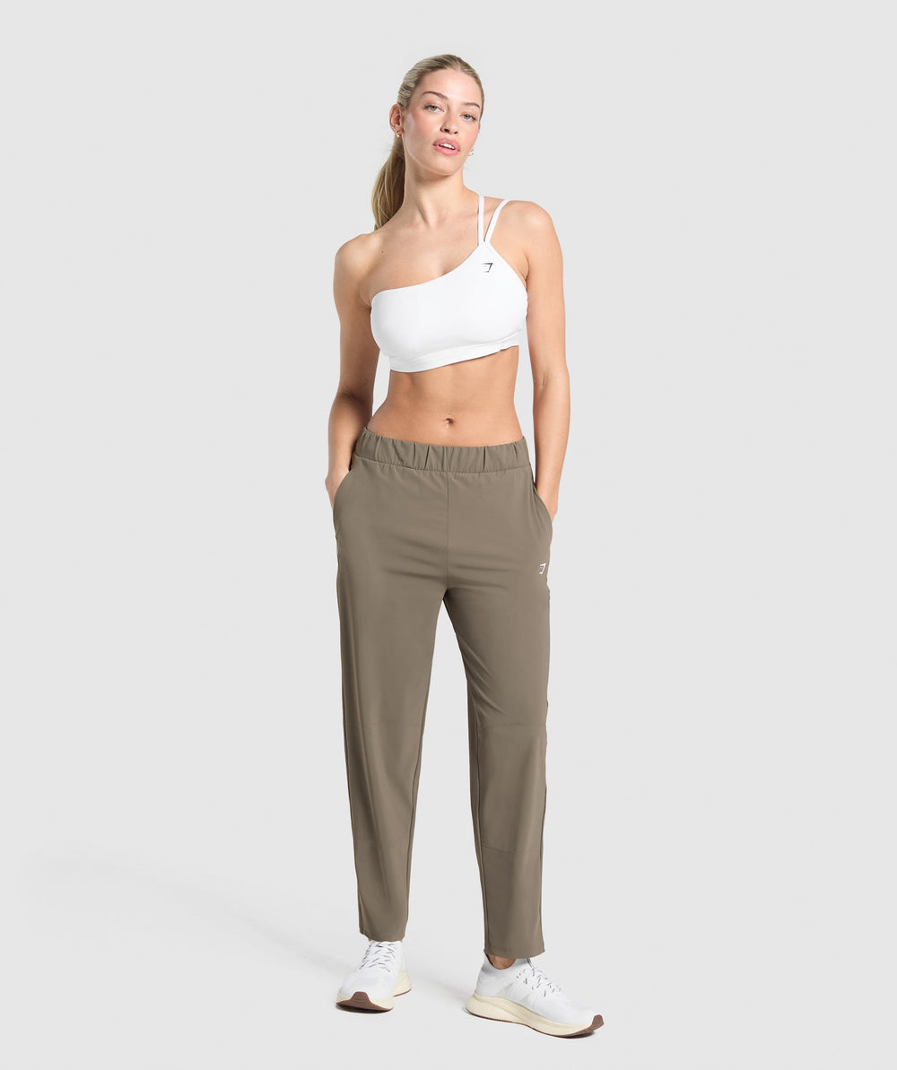 Tapered Woven Pants - Camo Brown