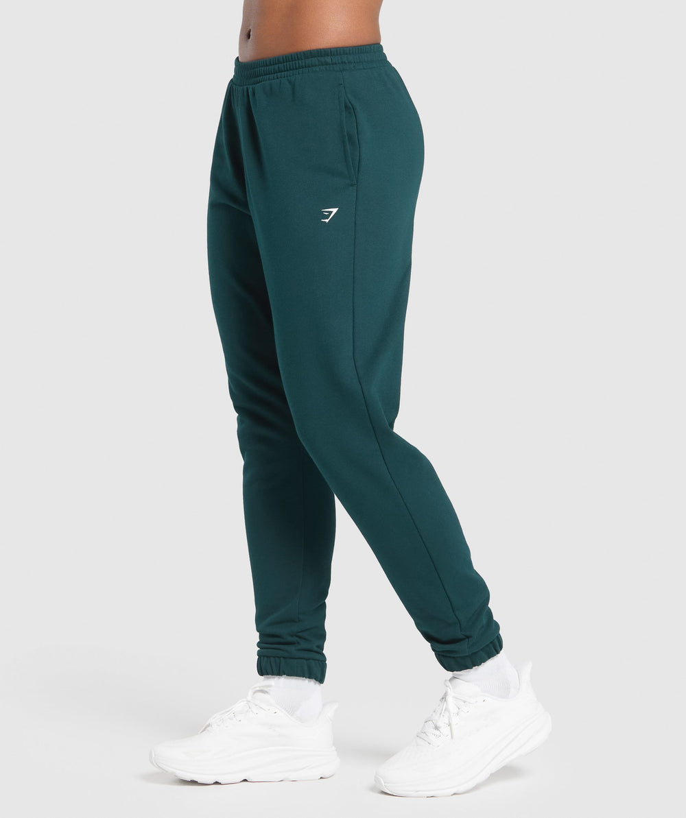 Running Graphic Joggers - Strong Teal