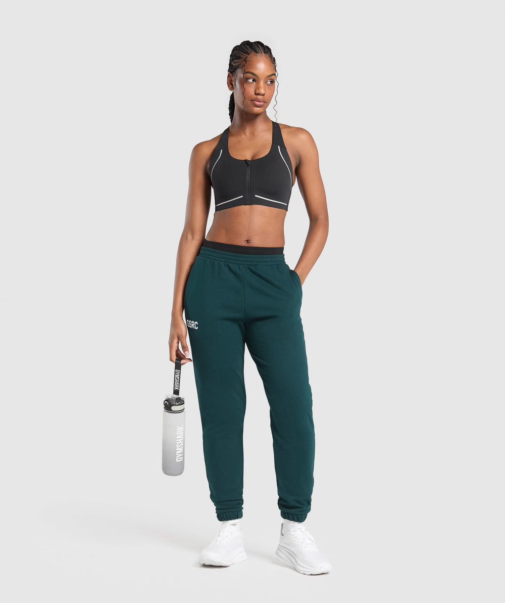 Running Graphic Joggers - Strong Teal