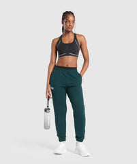 Running Graphic Joggers - Strong Teal