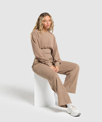 Cord Flared Trousers - Soul Brown