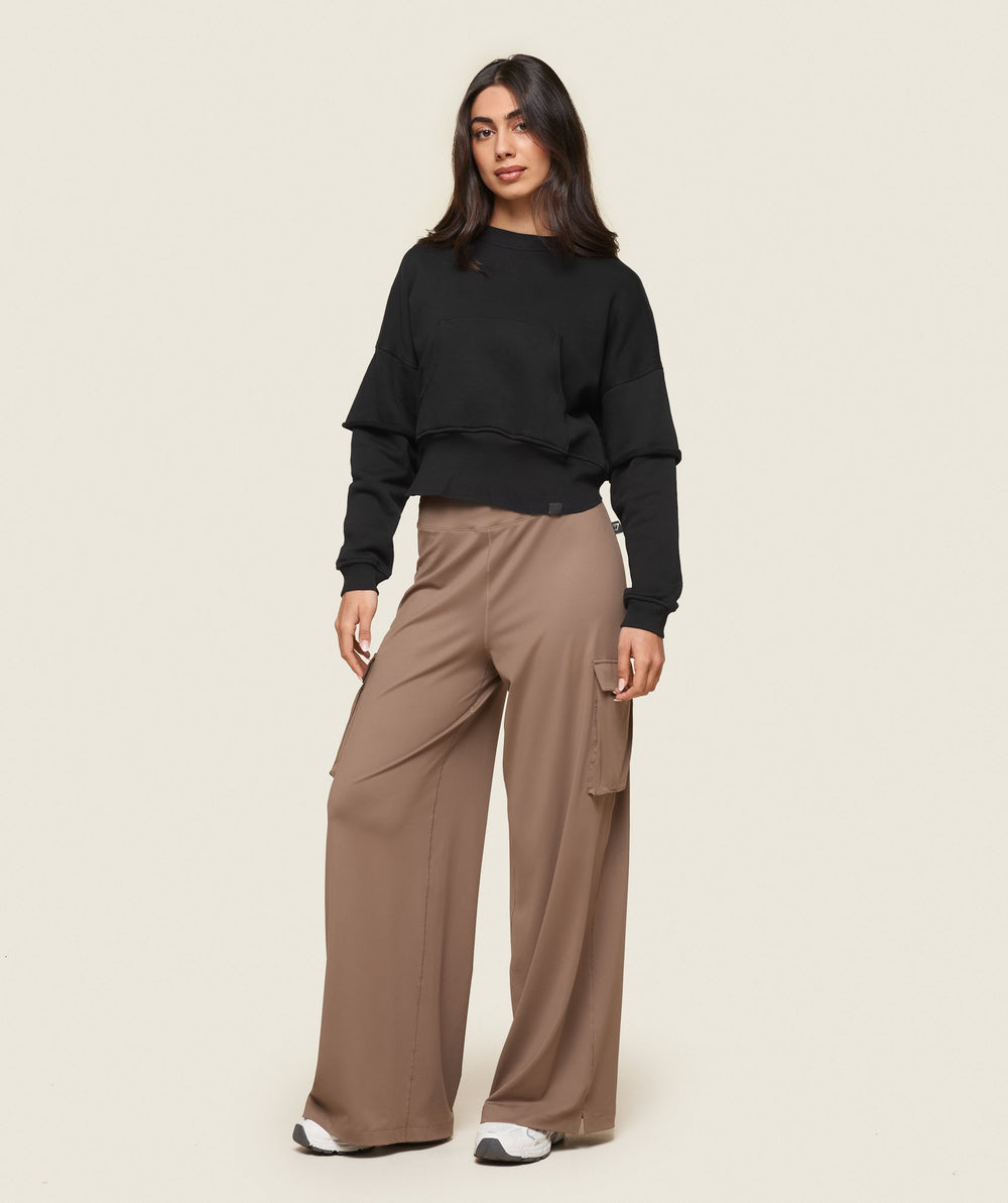 GS x Leana Deeb Flared Pants - Soul Brown