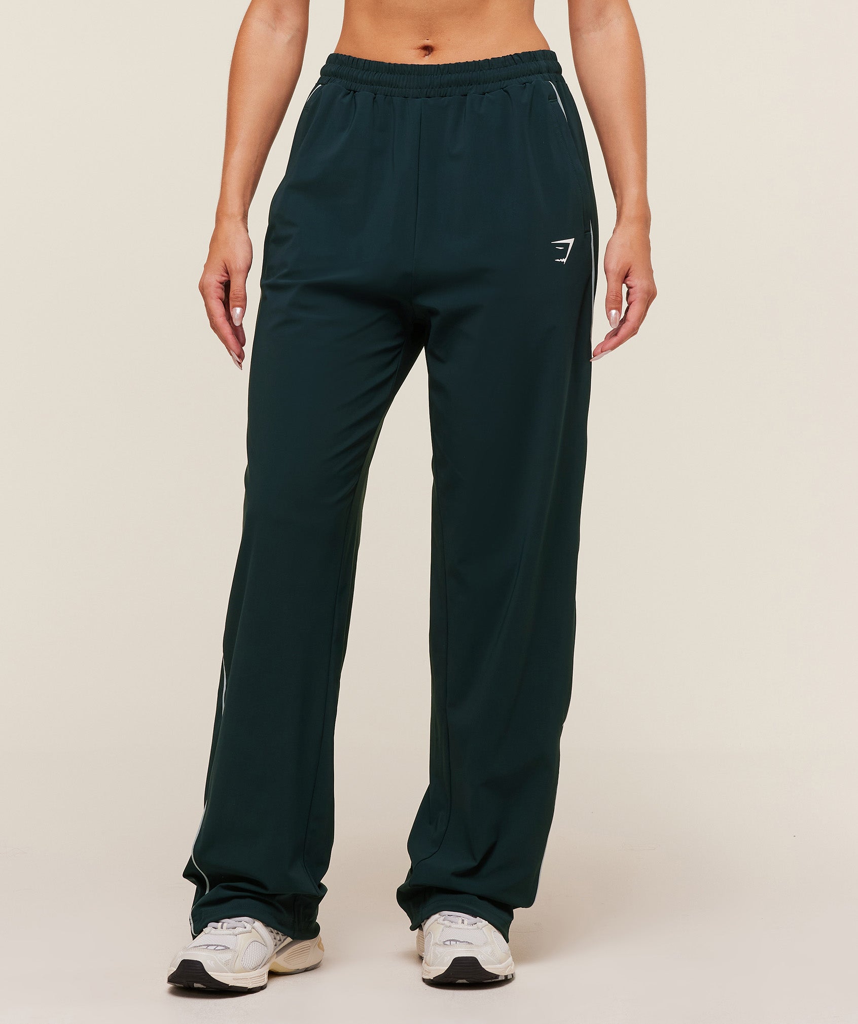 Stitch Feature Woven Pant - Deep Petrol Blue/Smoke Blue