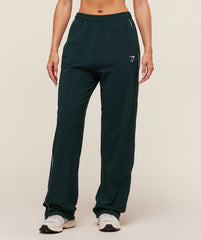 Stitch Feature Woven Pant - Deep Petrol Blue/Smoke Blue