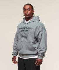Authentic Apparel Zip Up Hoodie - Smokey Grey