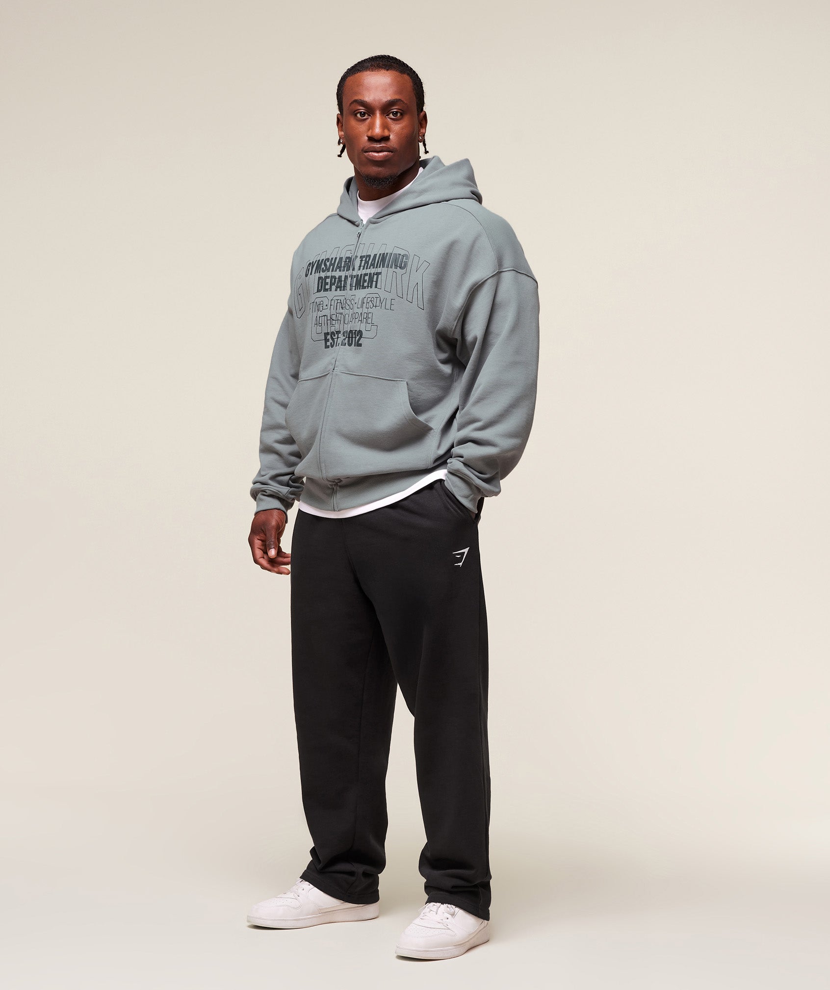 Authentic Apparel Zip Up Hoodie - Smokey Grey