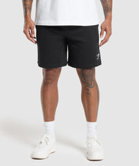 Crest 9" Shorts - Black