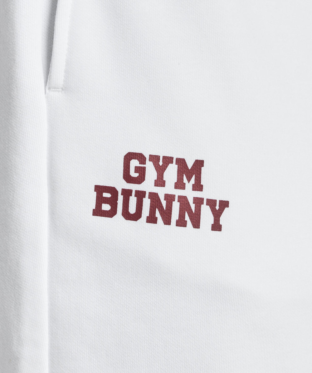 Gym Bunny Oversized Joggers - White