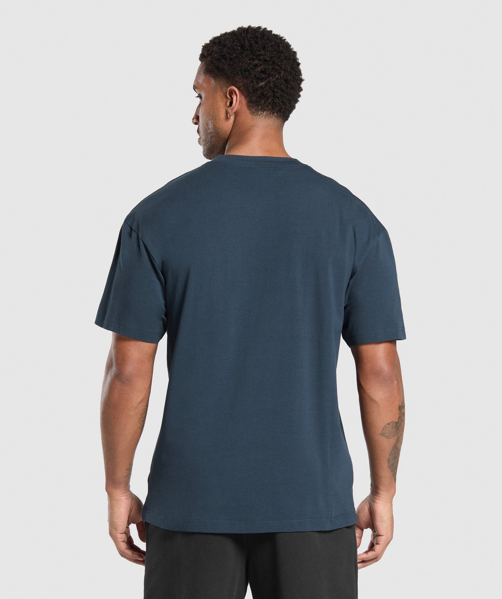Crest T-Shirt - Navy