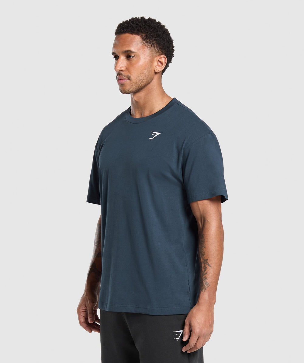 Crest T-Shirt - Navy