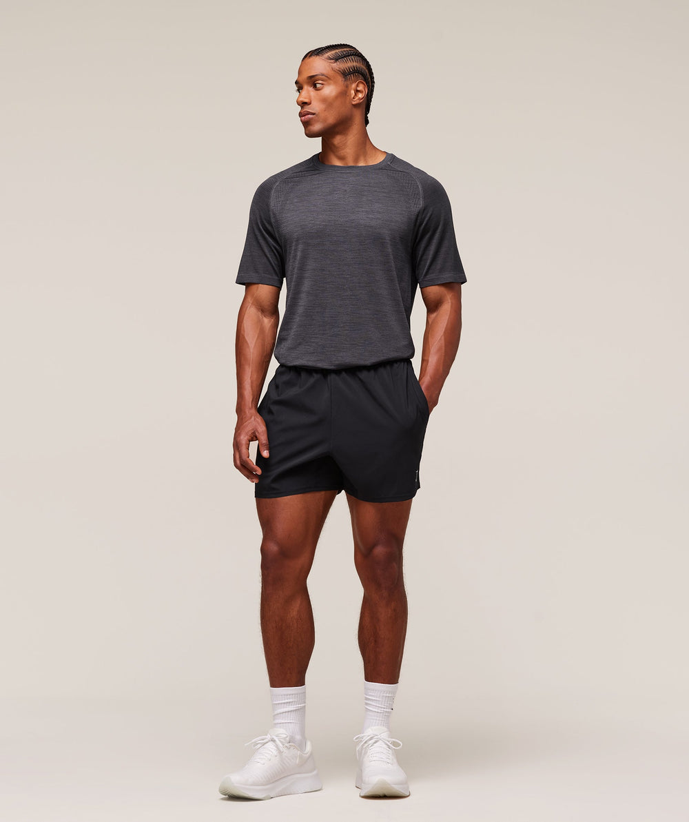 Versatile Seamless T-Shirt - Dark Grey/Black