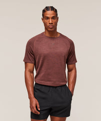 Versatile Seamless T-Shirt - Rust Brown/Depth Brown