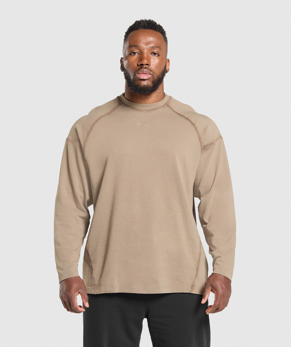 Heavyweight Long Sleeve T-Shirt - Lifestyle Brown