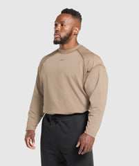 Heavyweight Long Sleeve T-Shirt - Lifestyle Brown