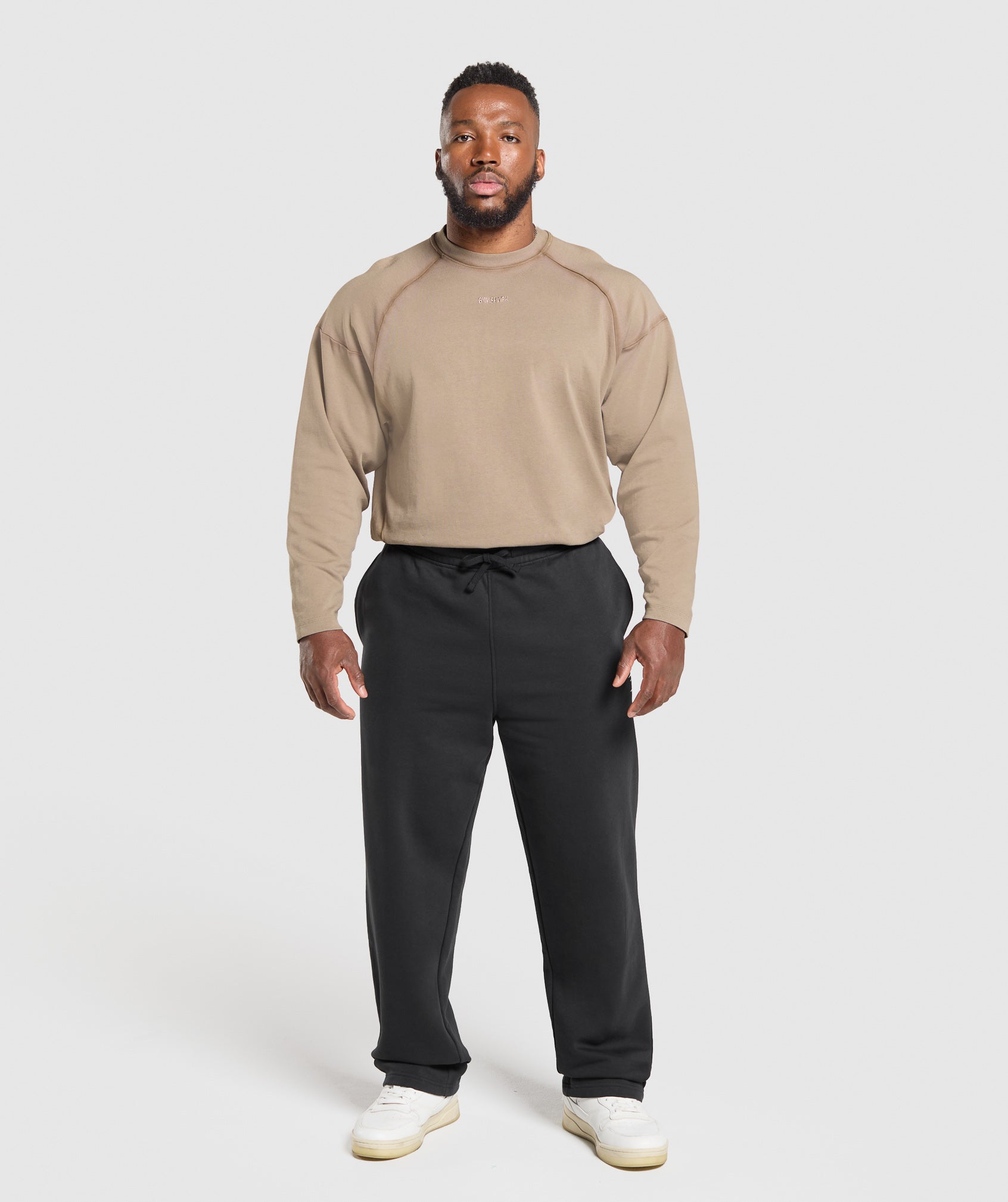 Heavyweight Long Sleeve T-Shirt - Lifestyle Brown