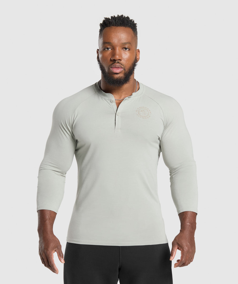 Legacy Henley - Stone Grey