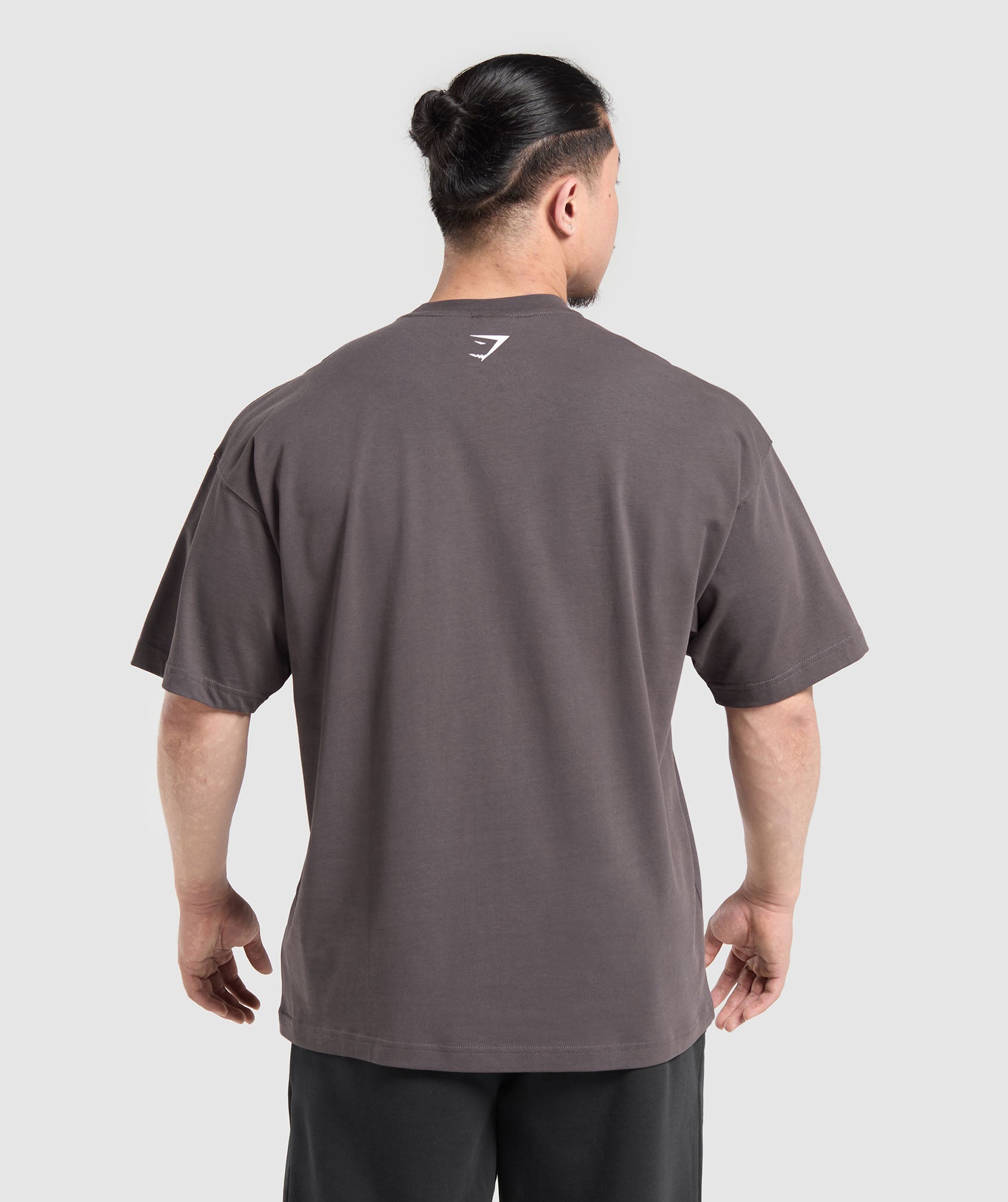 Strength Department Animal Oversized T-Shirt - Greyed Purple