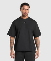 Rest Day Essentials Boxy T-Shirt - Black