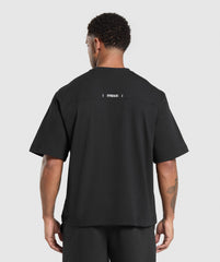 Rest Day Essentials Boxy T-Shirt - Black