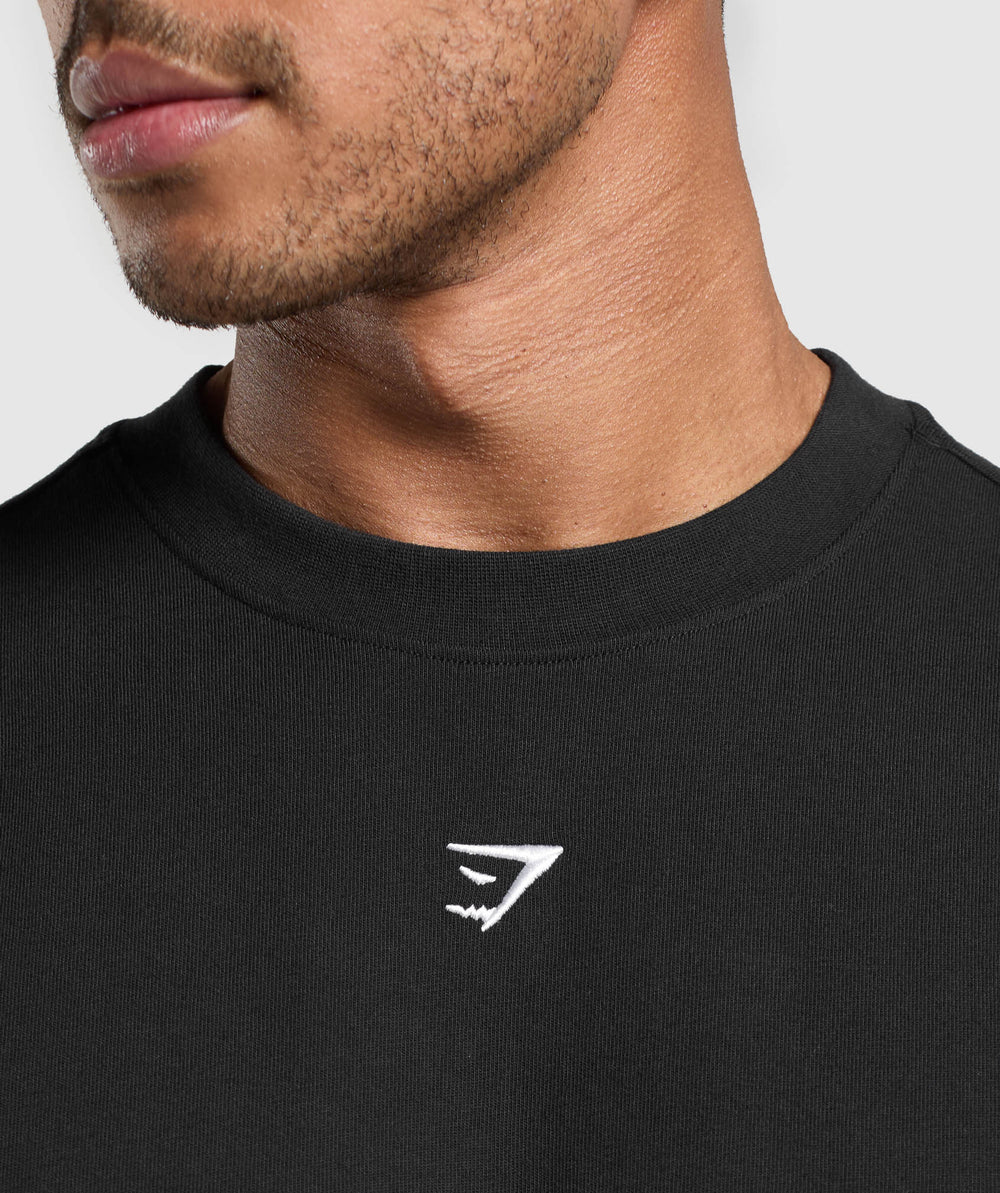 Rest Day Essentials Boxy T-Shirt - Black