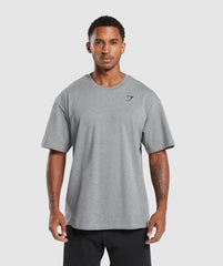 Essential Oversized T-Shirt - Charcoal Grey Marl