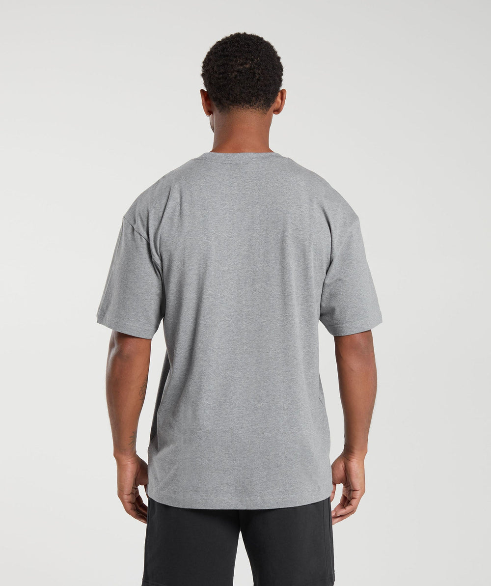 Essential Oversized T-Shirt - Charcoal Grey Marl