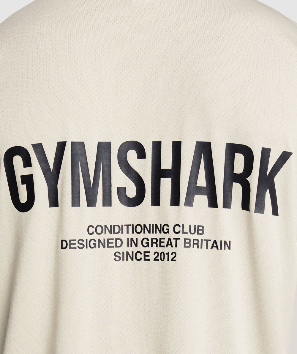 Conditioning Club Oversized T-Shirt - Pebble Grey