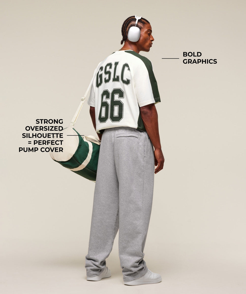 GSLC 66 T-Shirt - Soft White/Trail Green
