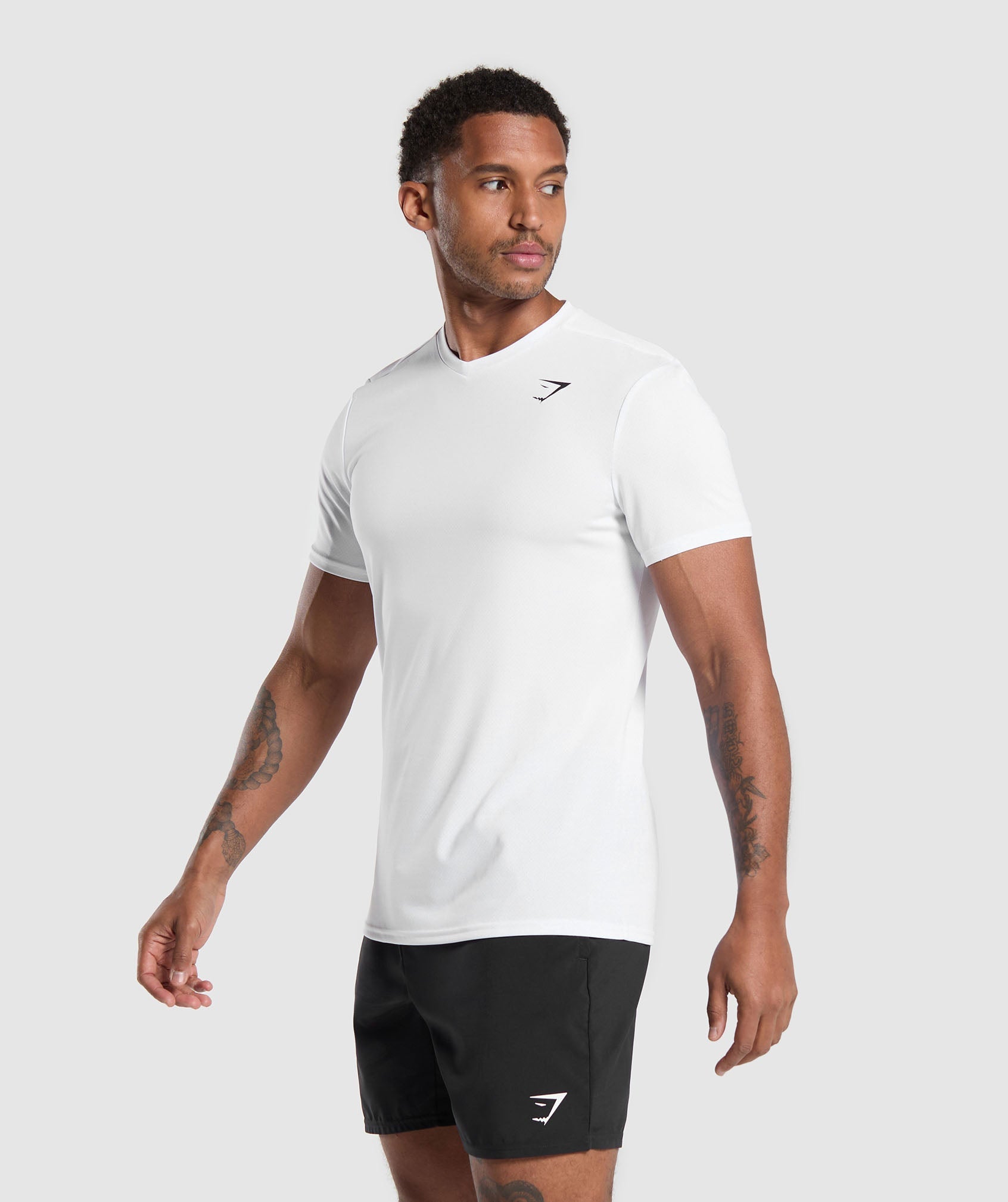 Arrival V-Neck T Shirt - White