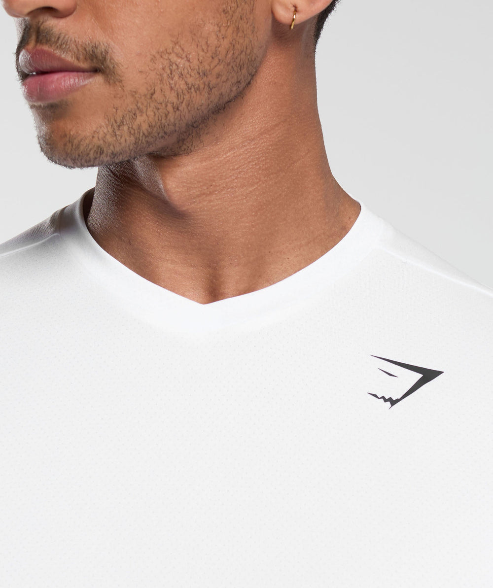Arrival V-Neck T Shirt - White